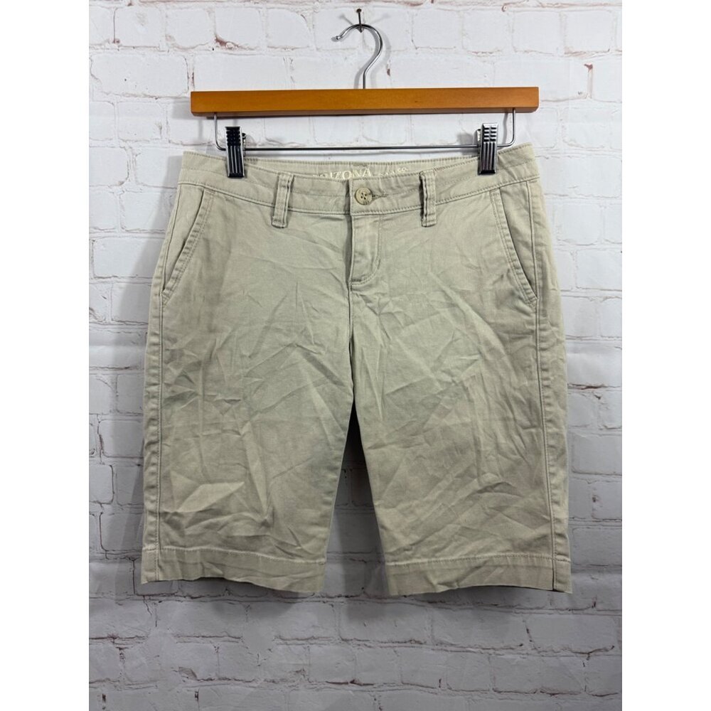 Arizona Jean Co. Shorts Junior Girls Size 3 Khaki Casual Uniform Streetwear